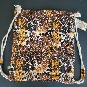 Cheetah Drawstring bag